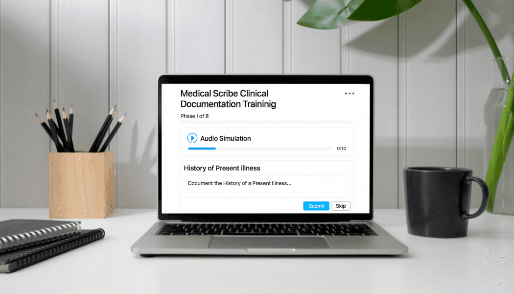 Medical Scribe Training Application